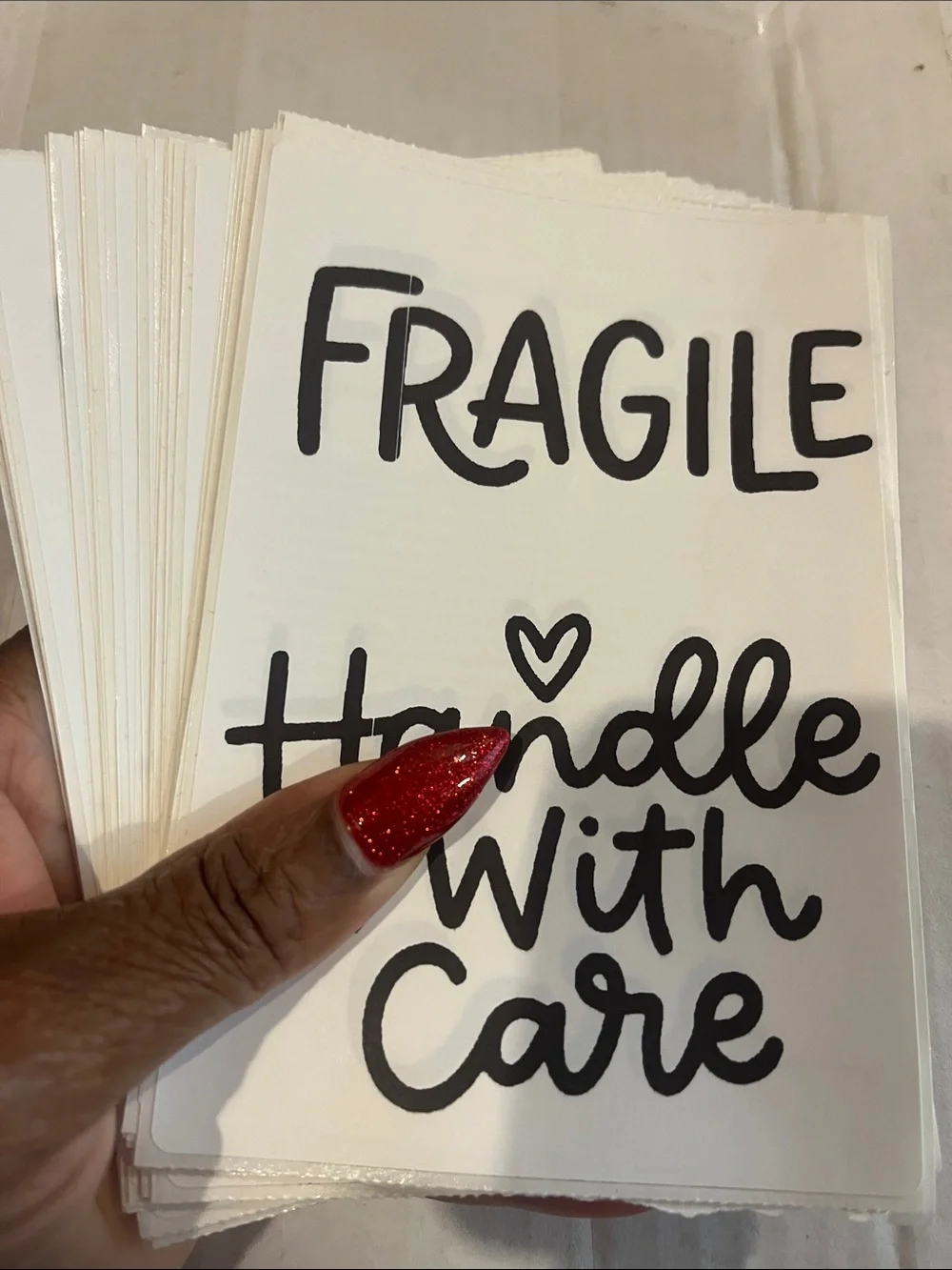 (30) Hand Crafted White 